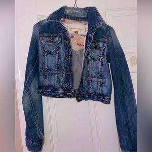 Vintage Y2K Denim Cropped Mossimo Jacket
